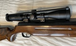 Weihrauch HW35 4,5mm met Hawk 4-9 x 40mm scope en foedraal