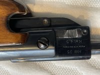 Weihrauch HW35 4,5mm met Hawk 4-9 x 40mm scope en foedraal