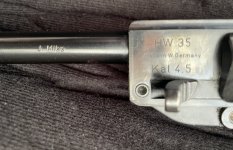 Weihrauch HW35 4,5mm met Hawk 4-9 x 40mm scope en foedraal