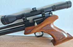 Muzzler CP1-M, Co2 pistool met richtkijker en 3 magazijnen