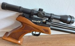 Muzzler CP1-M, Co2 pistool met richtkijker en 3 magazijnen