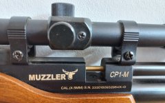 Muzzler CP1-M, Co2 pistool met richtkijker en 3 magazijnen