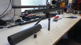 Snowpeak M25 9mm  met FX 700mm STX heavy loop