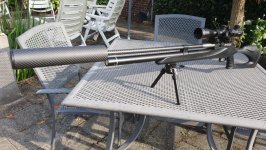 Snowpeak M25 9mm  met FX 700mm STX heavy loop