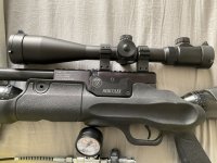 Z.g.a.n. aangeboden Hatsan Hercules 9 mm inclusief Donny geluidsdemper, vulslangen AGS richtkijker