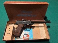 Walther LP53 luchtpistool in originele verpakking