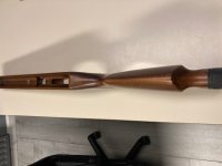 Air Arms S400 classic met benchrest en standaard kolf, compleet met alle toebehoren.