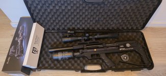 FX Maverick .22 + Pard Nachtkijker