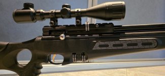 Nieuwe Hatsan BT65 met kijker en bipod