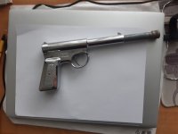 te koop mooi luchtdruk pistool van Harreingston