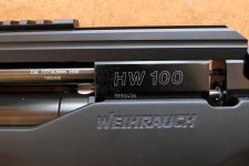 Weihrauch HW100 Bullpup 4,5 mm. PCP geweer (600 mm. loop) incl. foudraal